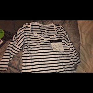 Women’s Four Quarter Length Striped Top